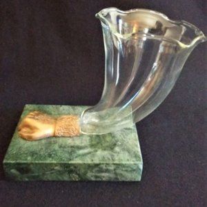 Bud Vase on Marble Base